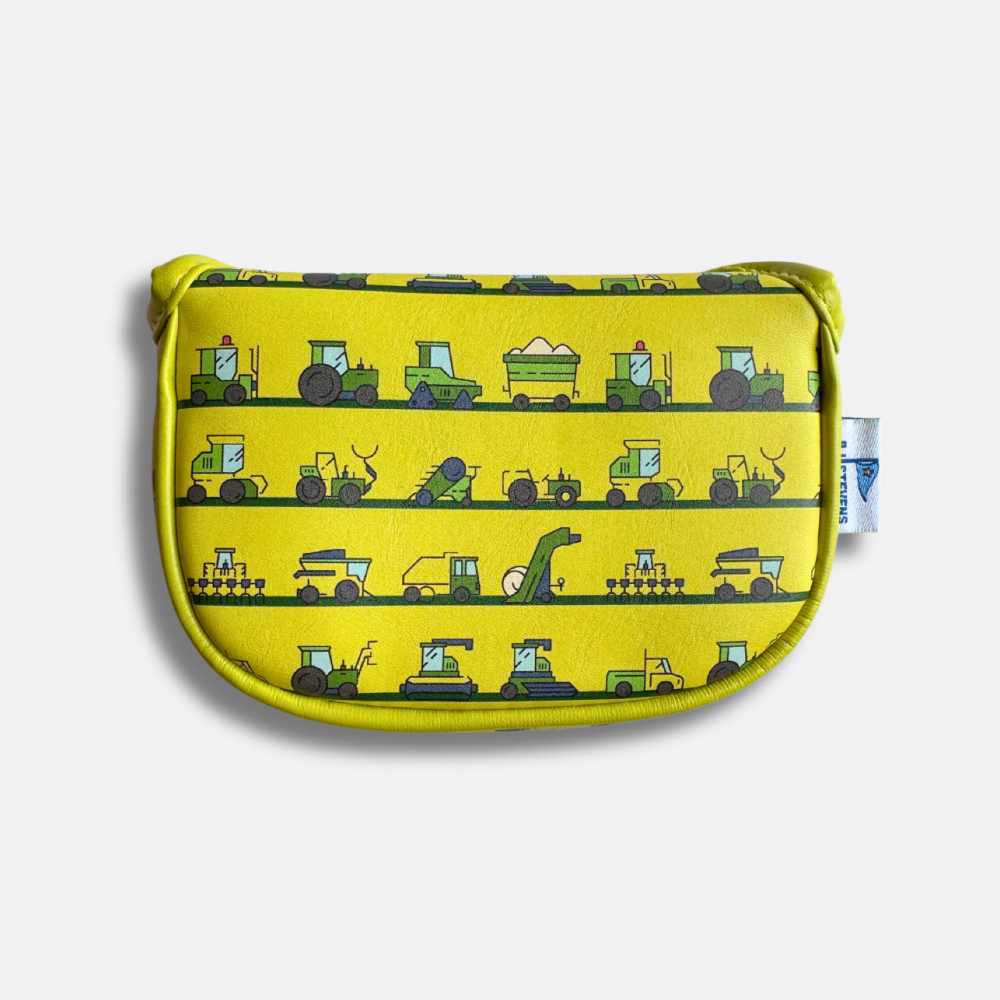 Yellow Tractor Mallet Putter Headcover