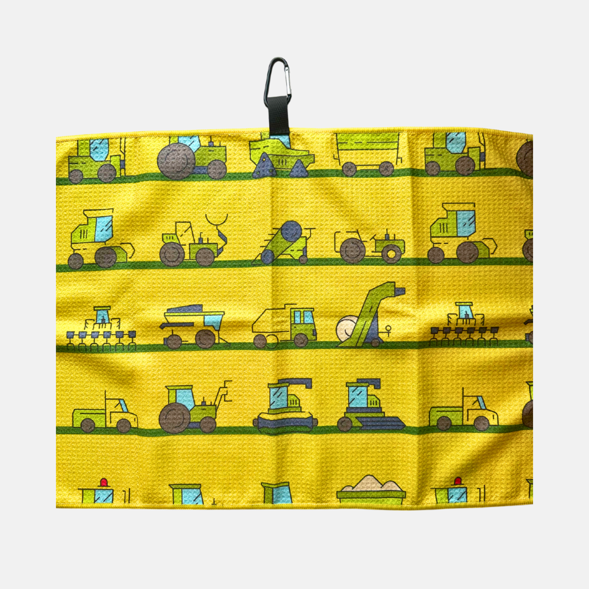 Yellow Tractor Towel