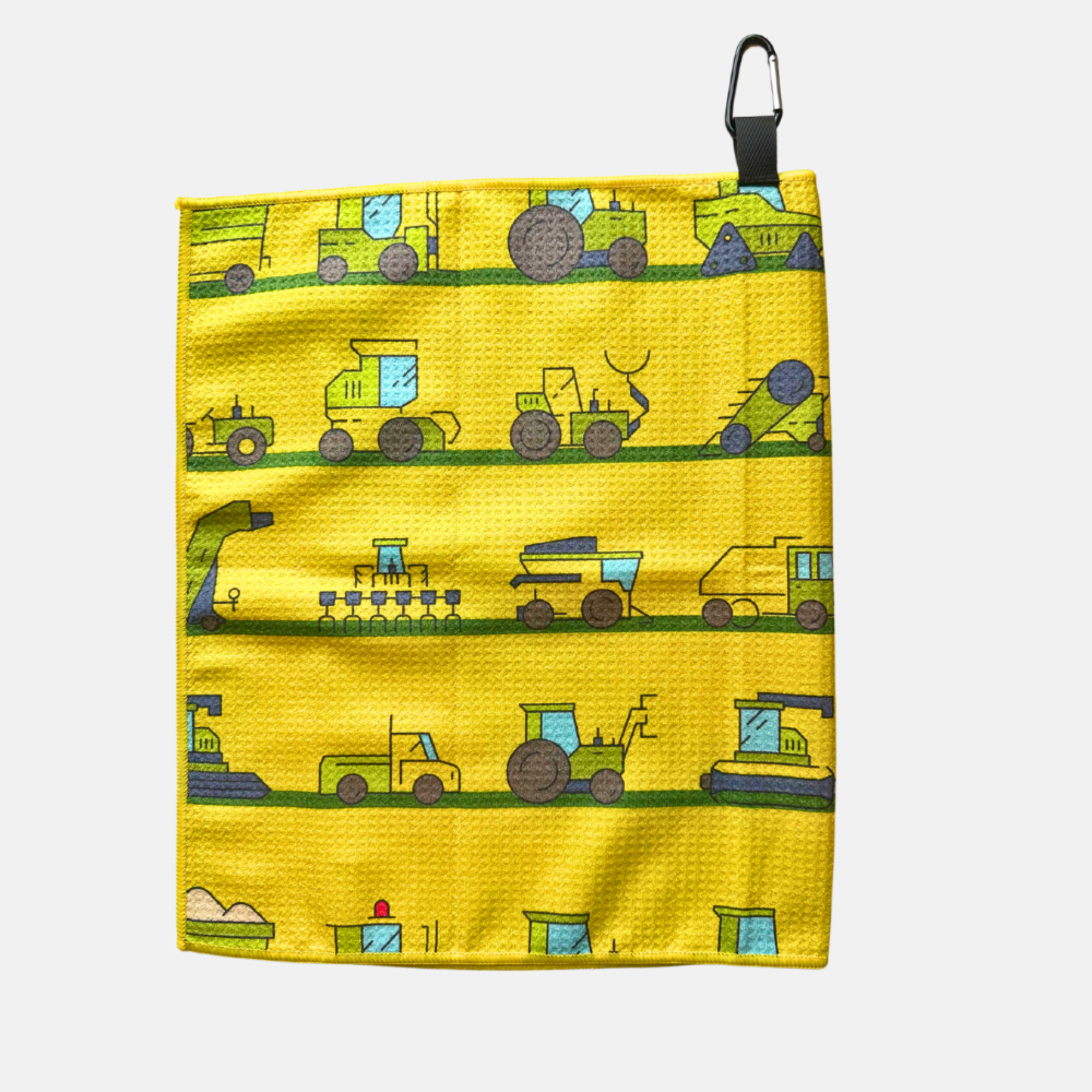 Yellow Tractor Towel